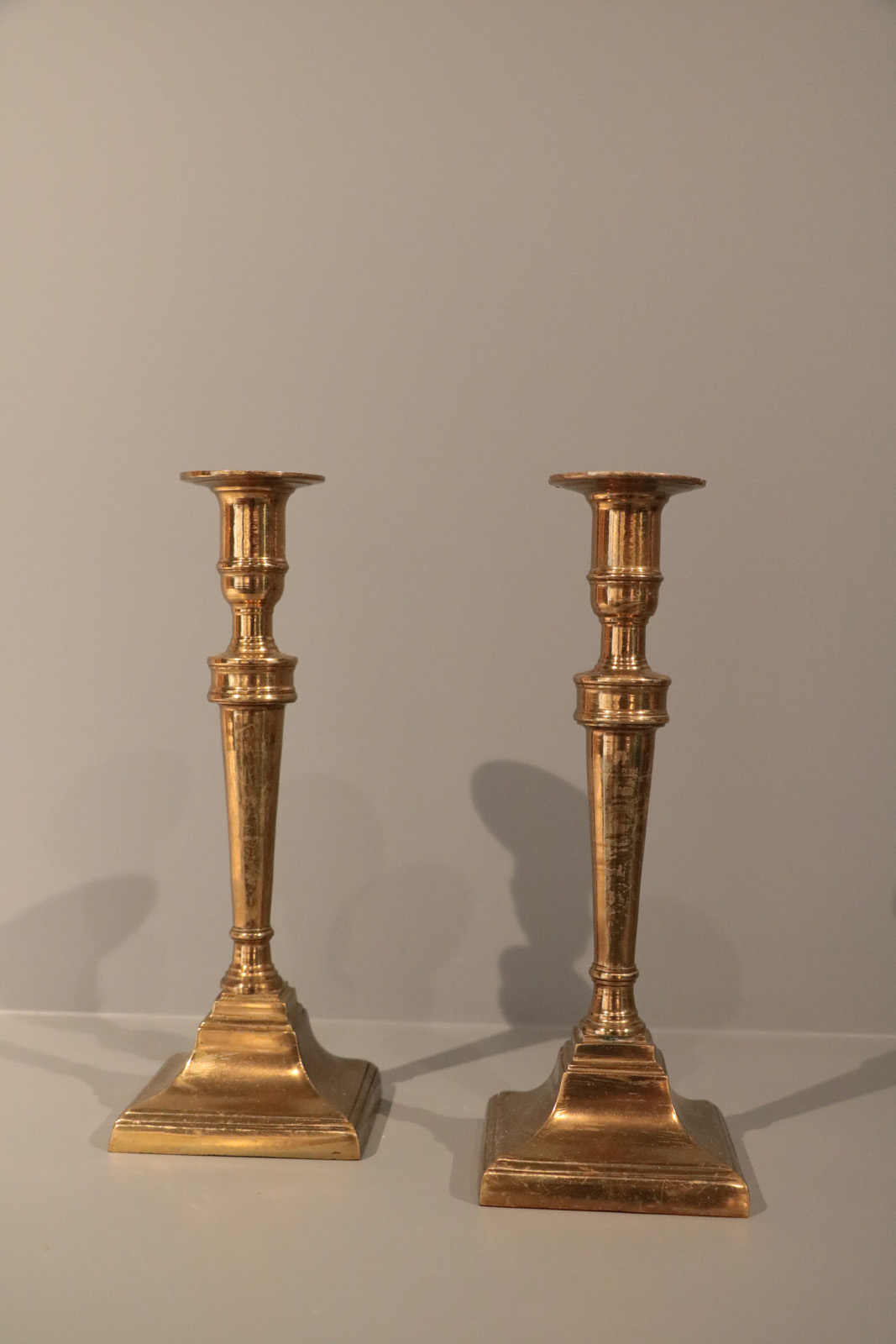 Brass candelabra