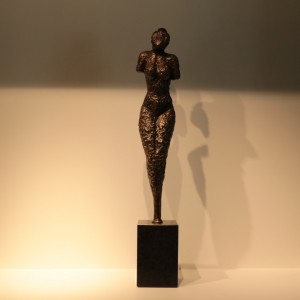 Bronze naked statue