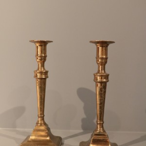 Brass candelabra